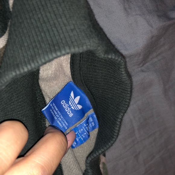 Adidas Crop Tie Sweatshirt - Picture 3 of 5